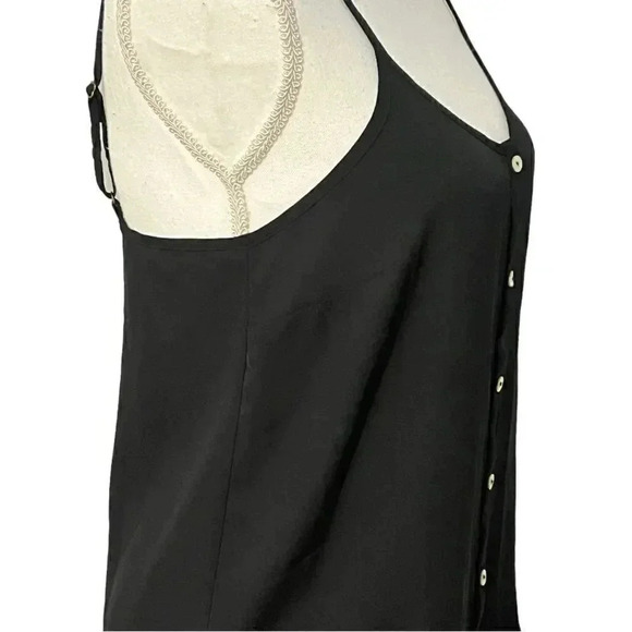 Forever 21 size S gorgeous black tank with spaghetti straps EUC - Picture 4 of 8
